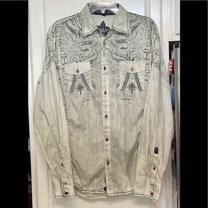 ROAR BUTTON FRONT SHIRT Size (L)